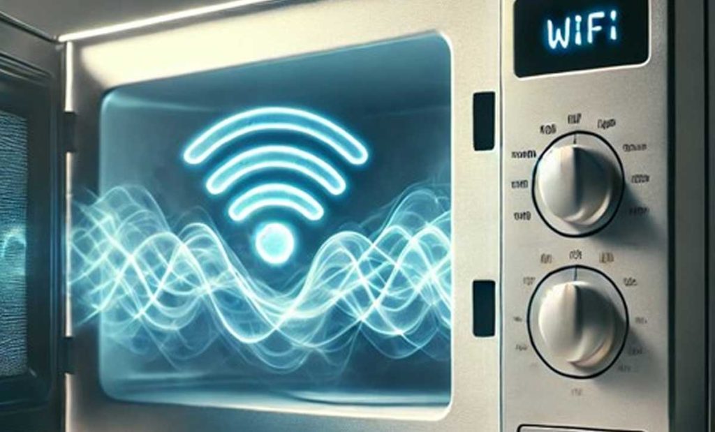 تداخل وای فای با مایکروویو - حل مشکل