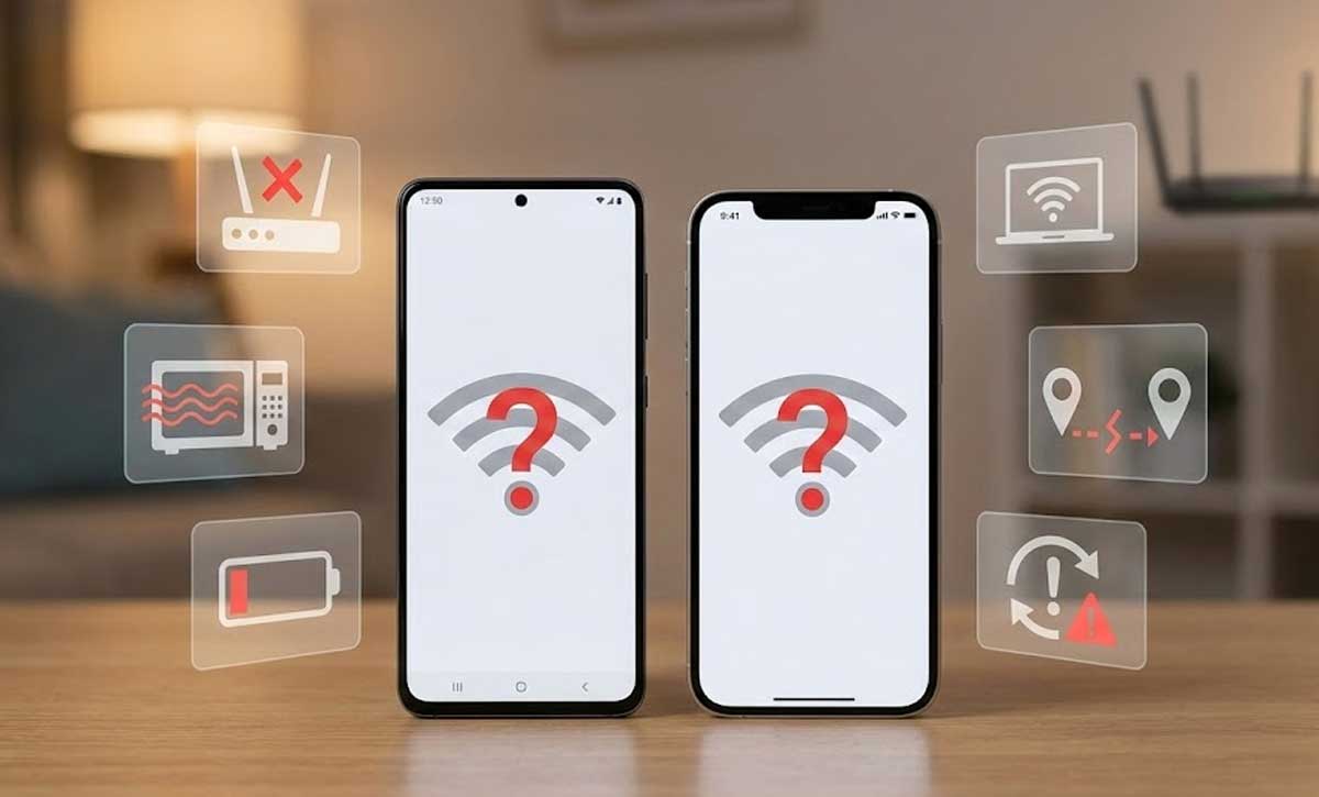علت قطع شدن وای فای گوشی (اندروید و آیفون)