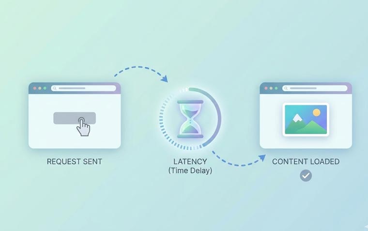 تاخیر شبکه چگونه اندازه‌گیری می‌شود؟