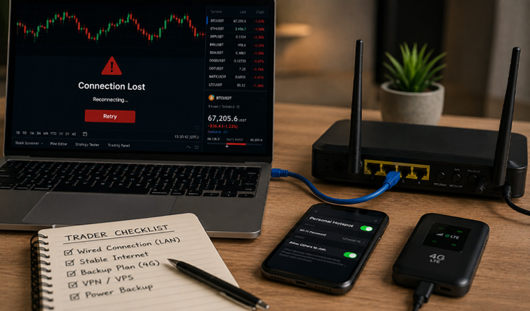 رایج‌ترین اشتباهات تریدرها هنگام انتخاب اینترنت