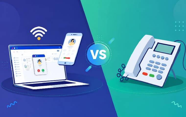 تلفن اینترنتی چیست | مقایسه کامل با تلفن ثابت