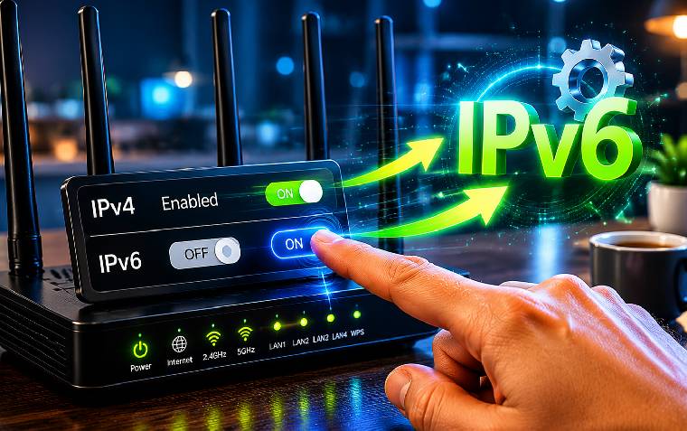 فعال سازی IPv6 در مودم | آموزش سریع