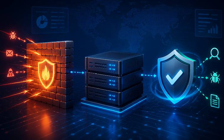 نقش فایروال و آنتی ویروس در امنیت سرور مجازی